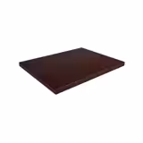 Tabla de cortar antideslizante - 250x400mm - Grosor: 20mm - Conforme a HACCP - Polietileno HDPE 500 - Marrón