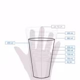 (1000 pcs) Couvercle réutilisable - Transparent - compatible avec 300ml Gobelet en carton Ø90mm Blanc
