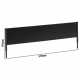 Message Board (VALO) - Waterproof - Metal - 570x10x195mm - for 14030 - Black