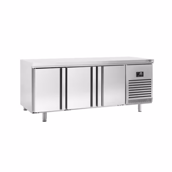 Bakkerij koelwerkbank PREMIUM PLUS - 2185x800mm - 635 liter - met 3 deuren
