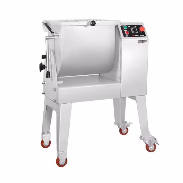 Vleesmenger - 32l - 31kg vlees - 750W - voor- & achteruit - RVS
