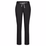 (6 Stück) KARLOWSKY | Damen Chinohose Modern-Stretch - Schwarz - Größe: 36