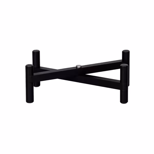 (3 pcs) Buffet Stand - Powder-coated stainless steel - Black - Height: 120mm - suitable for platters & plates from 210mm