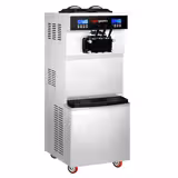 Softijsmachine - 36Liter/u - 3,8kW - voor 3 smaken (met mixfunctie) - Vloermodel - luchtgekoeld