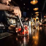 (6 stuks) Cocktailstamper - rvs/PS - Lengte: 205mm