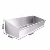 Edelstahl Pommeswanne - 800x300mm