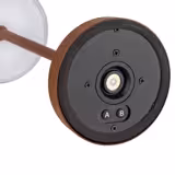 Table lamp - ALVA - dimmable in 3 steps - Ø 80mm - rust