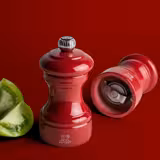 (6 pieces) PEUGEOT | BISTRORAMA - Pepper Mill - Passion Red - Height: 100mm