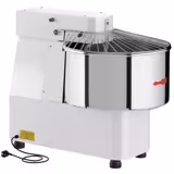 Spiralna miješalica za tijesto - 53 l / 44 kg - 2 brzine - s fiksnom posudom - s mehaničkim timerom - 400 V - za pizzu i kruh