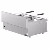 Gas Doppelfritteuse - 8+8 Liter - 12 kW - mit Ablasshahn