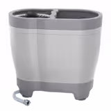 Glass Brush Washer – Manual cold-water rinser – 600 glasses/hr – Ø 50–160 mm