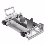 Pineapple guillotine cutter – stainless steel – manual – with handle