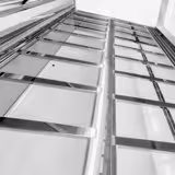 Štand za sladoled NOLAN - 1 736 mm - Ventilirano hlađenje (Umluft) - s LED rasvjeta - za 18x 5 litara posuda za sladoled - Bijela