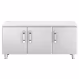 ستانلس ستيل هيكل سفلي - 1200 mm - 3 أبواب لعربات التسخين