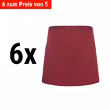 (6 pieces) KARLOWSKY | Basic Waist Apron with Pocket – Bordeaux - 600x350 mm
