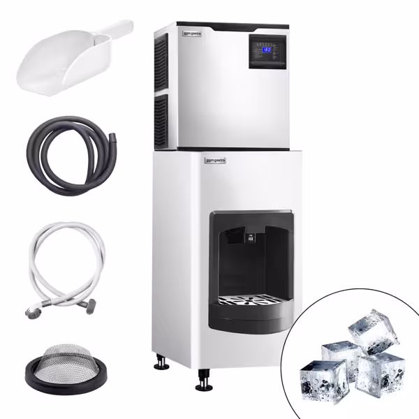 Commercial Ice Machine - Cube - 160 kg/24 h - mit Eiswüfelspender