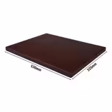 Prkénko na krájení - 325x530 mm - Tloušťka: 20 mm - HACCP vyhovuje - Polyetylen (PE) - hnědá - vhodné do myčky
