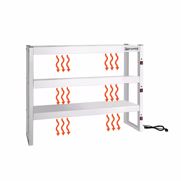 Mostek grzewczy na podczerwień - 1200x300mm - 1,62kW - 3 podgrzewane poziomy