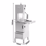 Commercial Meat Band Saw - Floor-standing - 1500W - Blade Length 2020mm - Max Cutting Height 250mm