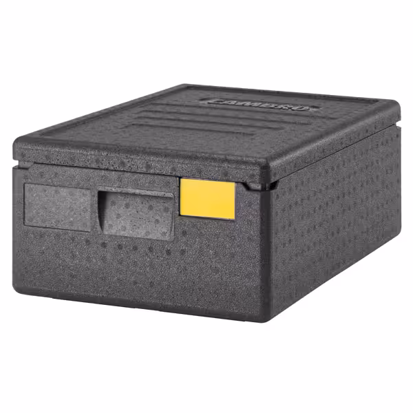 CAMBRO | Cam GoBox® Toploader – GN 1/1 – Black lid – 600×400×207 mm – 4h temperature hold
