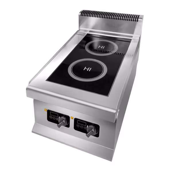 Réchaud à induction à poser - 6kW - 2 foyers
