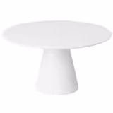 Patera na ciasto - Melamina - Ø310mm - Biały - Wysokość: 160mm