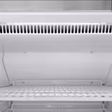 (2 kusy) Skladovací lednice nerezová ECO - 200 litrů - s 1 dveřmi - vnitřní strana dveří z plastu