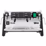 WEGA | Polar - Portafilter makinesi - 2 grup - 5,2 kW - 2 süt köpürtücü ve sıcak su ile - Dokunmatik - paslanmaz çelik