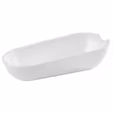 (6 pcs) Bac à couverts BOWL - Mélamine - 0,50 litre - Blanc - 6 pièces