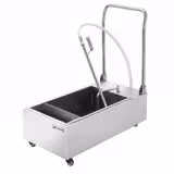 Fryer Oil Filter - 450x890x880mm - 48L/min - Stainless Steel - with Wheels