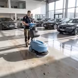 Commercial Walk-Behind Scrubber Dryer - Work Rate 1350 m²/h - Scrub Width 360mm - Tanks 13L/15L - incl. charging cable