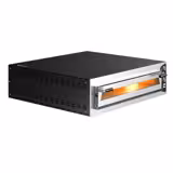 Elektrisk pizzaugn (el-däck/box) - med chamottesten - 1340x1270 mm - 9 x Ø 34 cm - 1‑däck - upp till 450 °C - Manuell - modulär