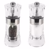 (6 pieces) PEUGEOT | OSLO - Salt & Pepper Mill - Acrylic/Stainless Steel - Height: 140mm