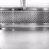 Fish Countertop Display Fridge 118 litres – Stainless steel - Flake-ice compatible - 1 folding glass door - 2–12°C