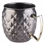 (6 szt.) Kubek do miksowania [MOSCOW MULE] - 500ml - Stal nierdzewna - z uchem
