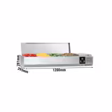 Хладилна витрина PREMIUM 1.2 mx 0.4 m - за 4x контейнери 1/3 GN