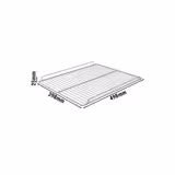 Wire shelf - Plastic-coated - 498x398mm - Light grey - for GK374UEG