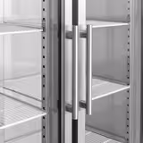 Kühlschrank Edelstahl ECO - 1800 Liter - mit 3 Glastüren