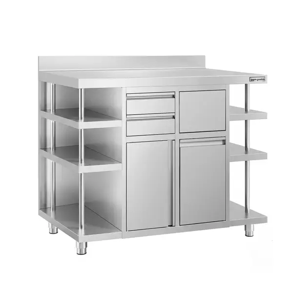 Arbeitsschrank - für Kaffeemaschine - 1400x600mm - mit 1 Flügeltür