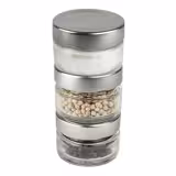 (6 pieces) PEUGEOT | MAESTRO - Pepper Bar - u'Select - Graphite - Height: 110mm - incl. three premium pepper jars