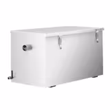 Vetafscheider - 44L bruikbaar - met geïntegreerde slibvang 16L - doorstroom ca. 13,9 l/min - RVS - EN 1825