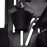 Carrinho para pratos - não aquecido - 985mm - com rodas e 6 divisórias ajustáveis - até 180-480 pratos - Polietileno - Ø325mm