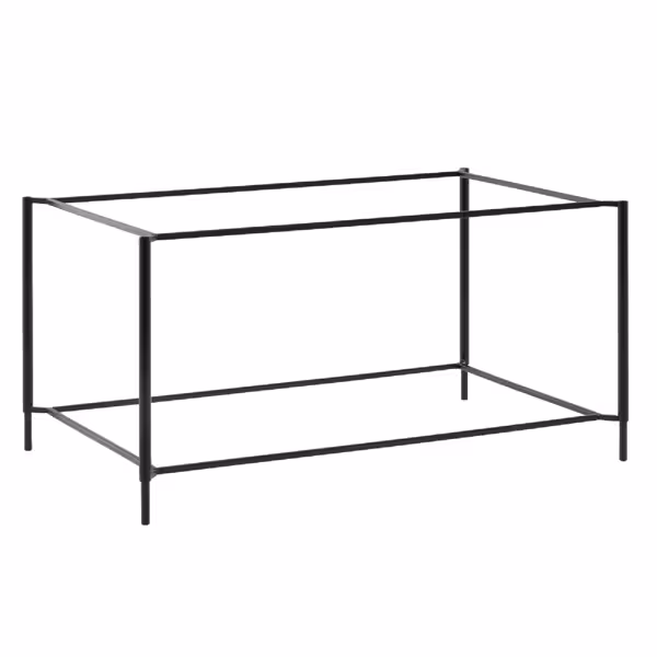 (4 pieces) VALO| Buffet Cereal & Snack Jar Stand – 3 airtight glass jars, black metal, GN 1/1