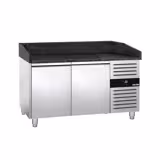 Commercial Pizza Prep Counter - Granite Top PREMIUM - 1500x800mm - with 2 doors