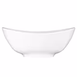 (4 pcs) SELTMANN WEIDEN | Porcelain Soup bowl – Oval – White – 160×135 mm
