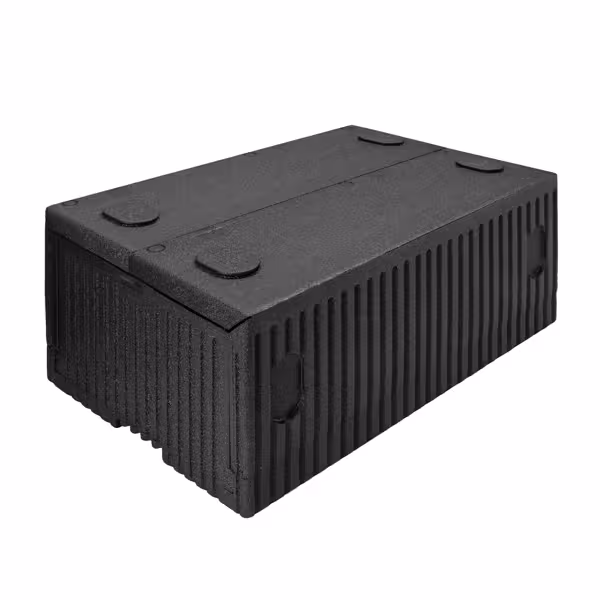 CAMBRO | CAM GOBOX® - opvouwbare bovenlader - GN 1/1 - Zwart