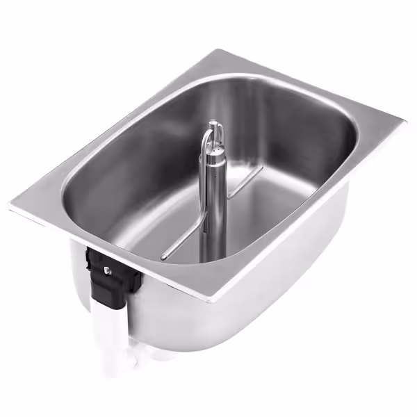 Glazen spoeler Horeca - voor bladmontage - met automatische waterafsluiting