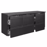 Meşrubat Buzdolabı - 2002x513x860mm - 386L - Bar arkası, 6 çekmeceli - Siyah