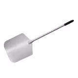 Rechthoekige pizzaschep - Aluminium - Lichtgewicht - 305x350mm - Lengte:114cm - Aluminium steel