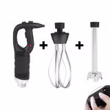 Mixeur plongeant avec pied mixeur 300mm & fouet - 450 watts - vitesse réglable en continu
